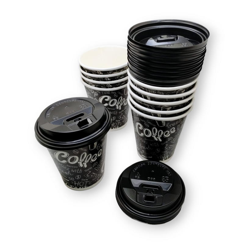 Vasos de Papel para Café 8oz - (10pcs)