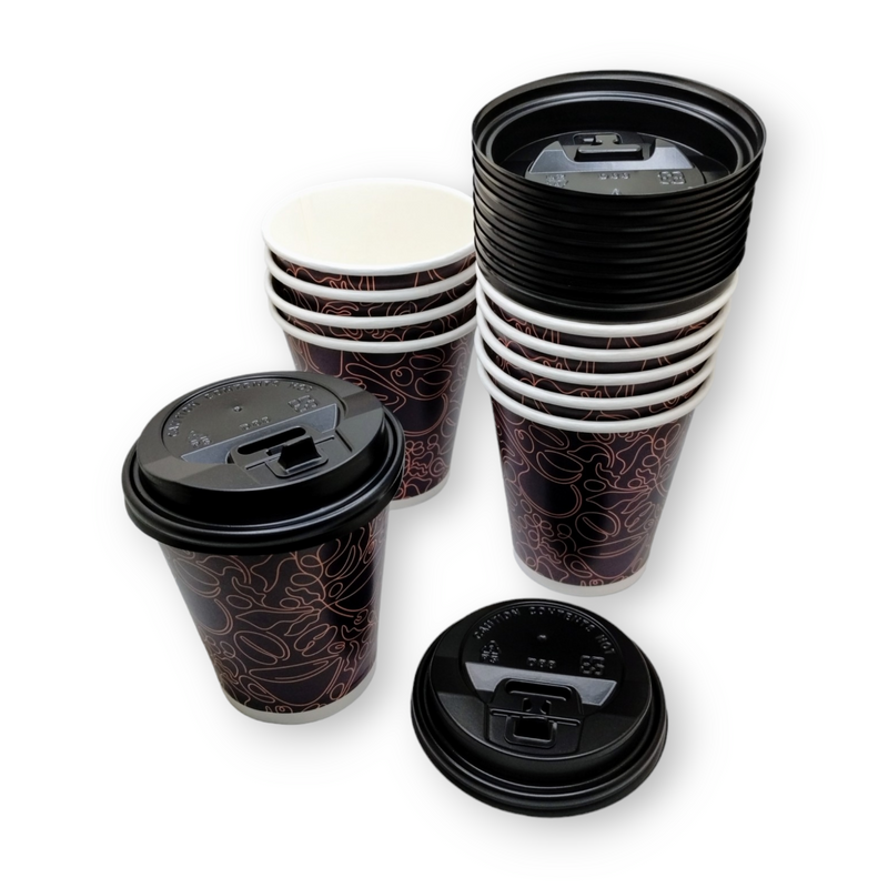 Vasos de Papel para Café 8oz - (10pcs)