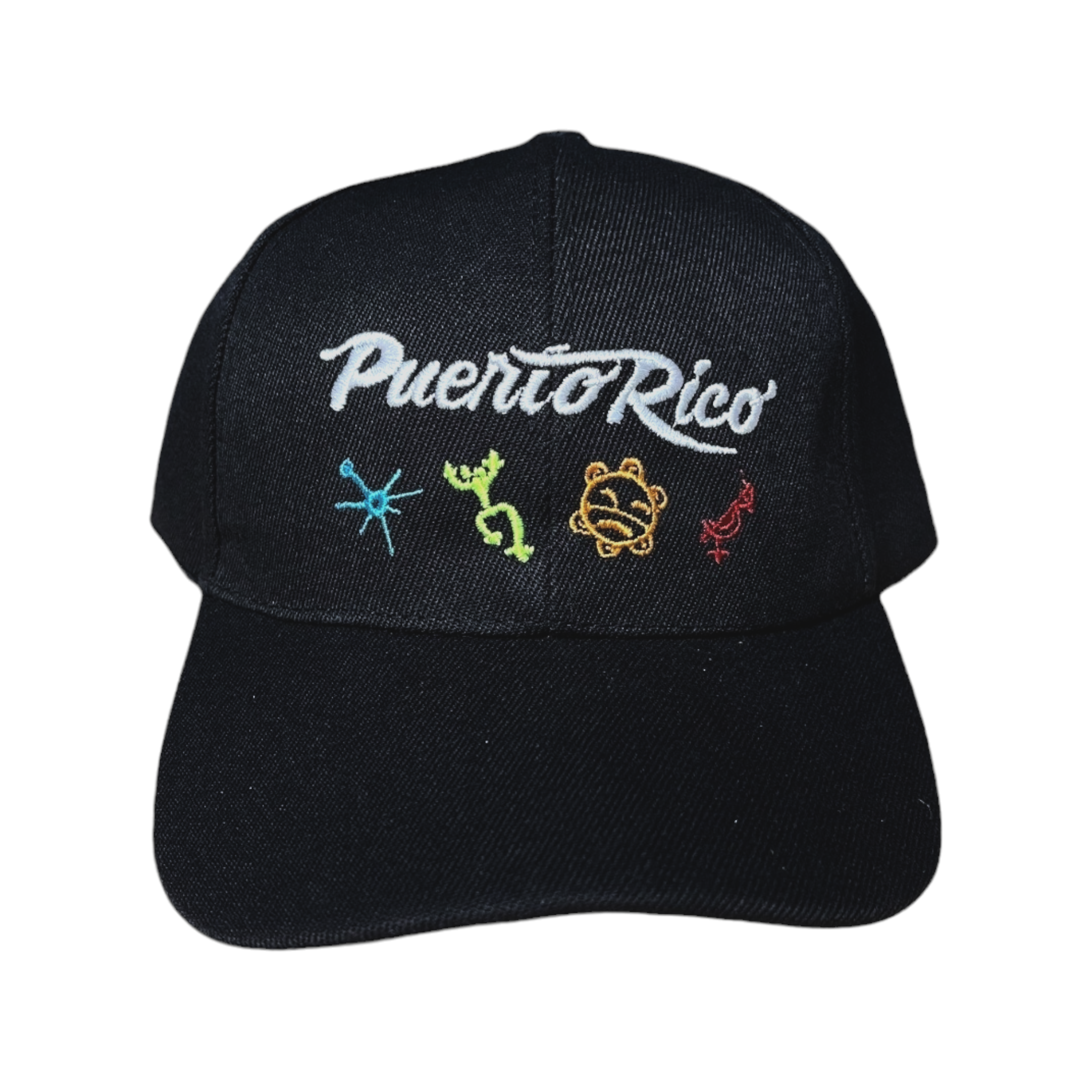 Souvenirs de Puerto Rico Gorras Negras con Diseños