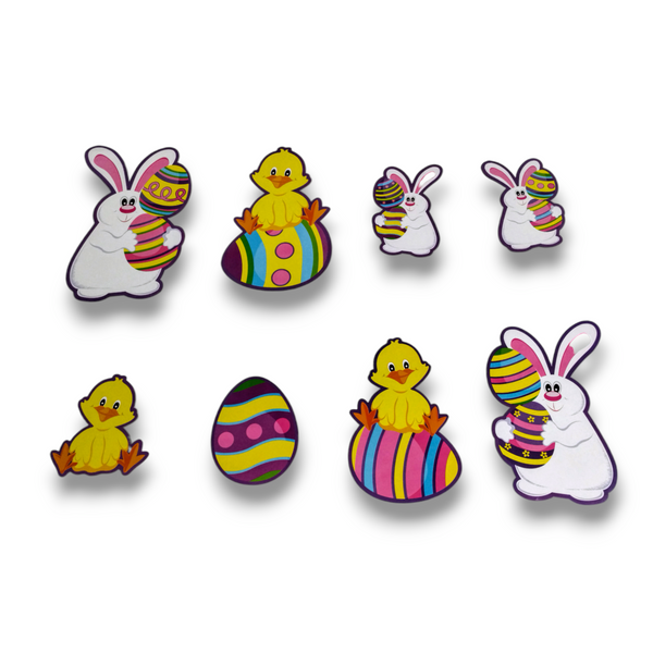 Decoración de Easter - Recortes Impresos (8pcs)