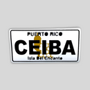 Souvenirs de Puerto Rico - Stickers (Pueblos de Puerto Rico) *NO INCLUYE EL VASO*