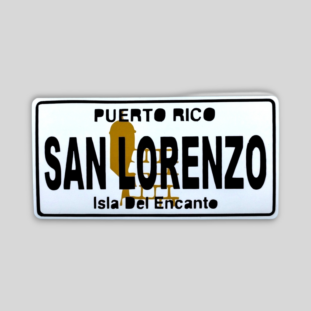 Puerto Rico Souvenirs - Stickers (Puerto Rican Towns) *GLASS NOT INCLUDED*