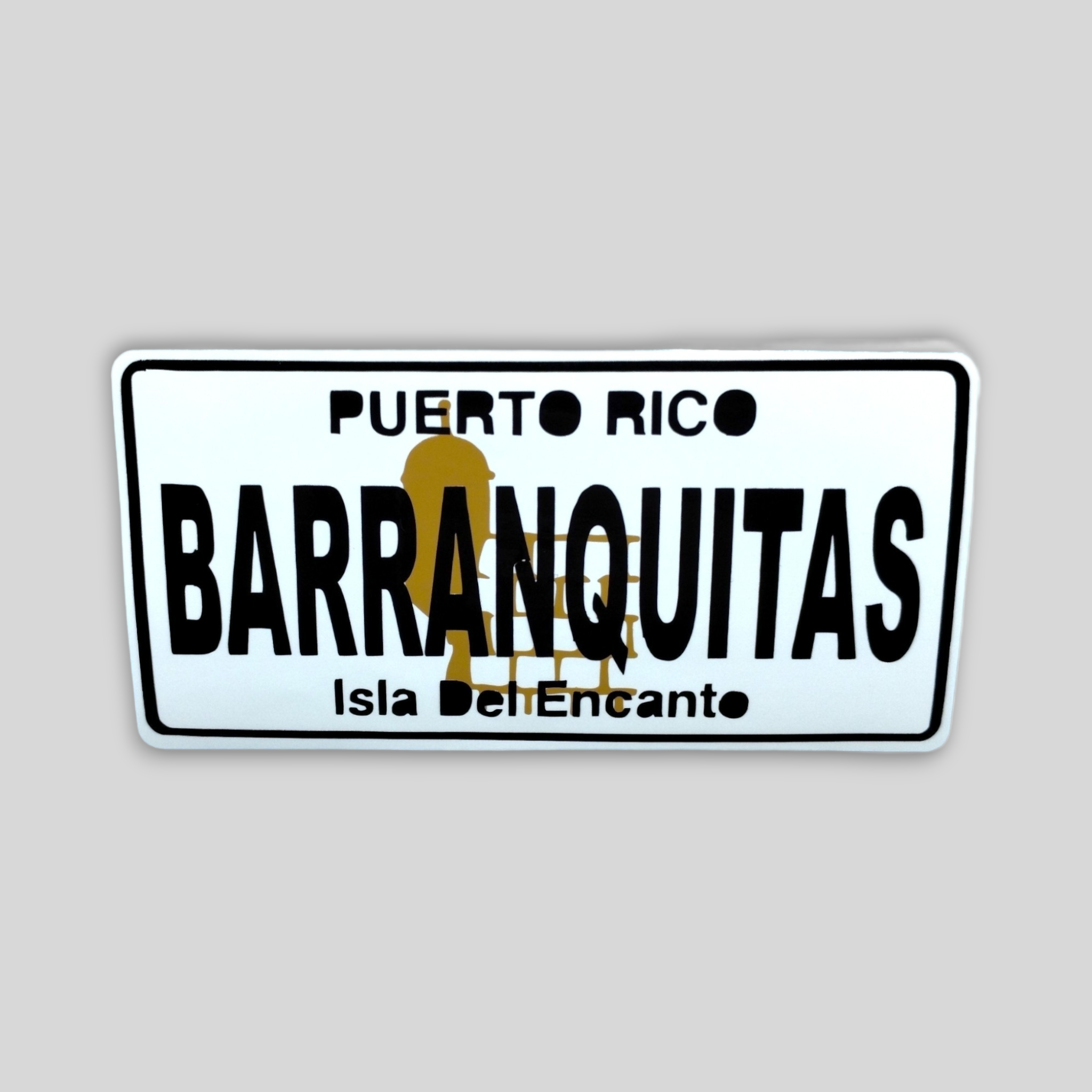 Puerto Rico Souvenirs - Stickers (Puerto Rican Towns) *GLASS NOT INCLUDED*