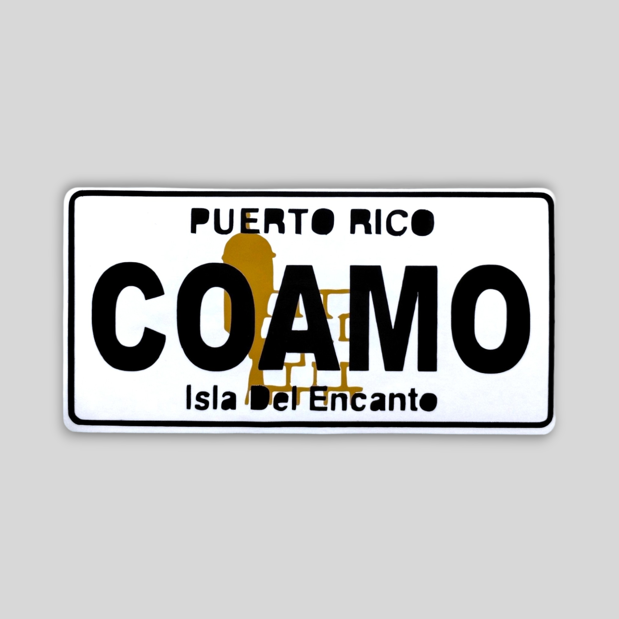 Puerto Rico Souvenirs - Stickers (Puerto Rican Towns) *GLASS NOT INCLUDED*