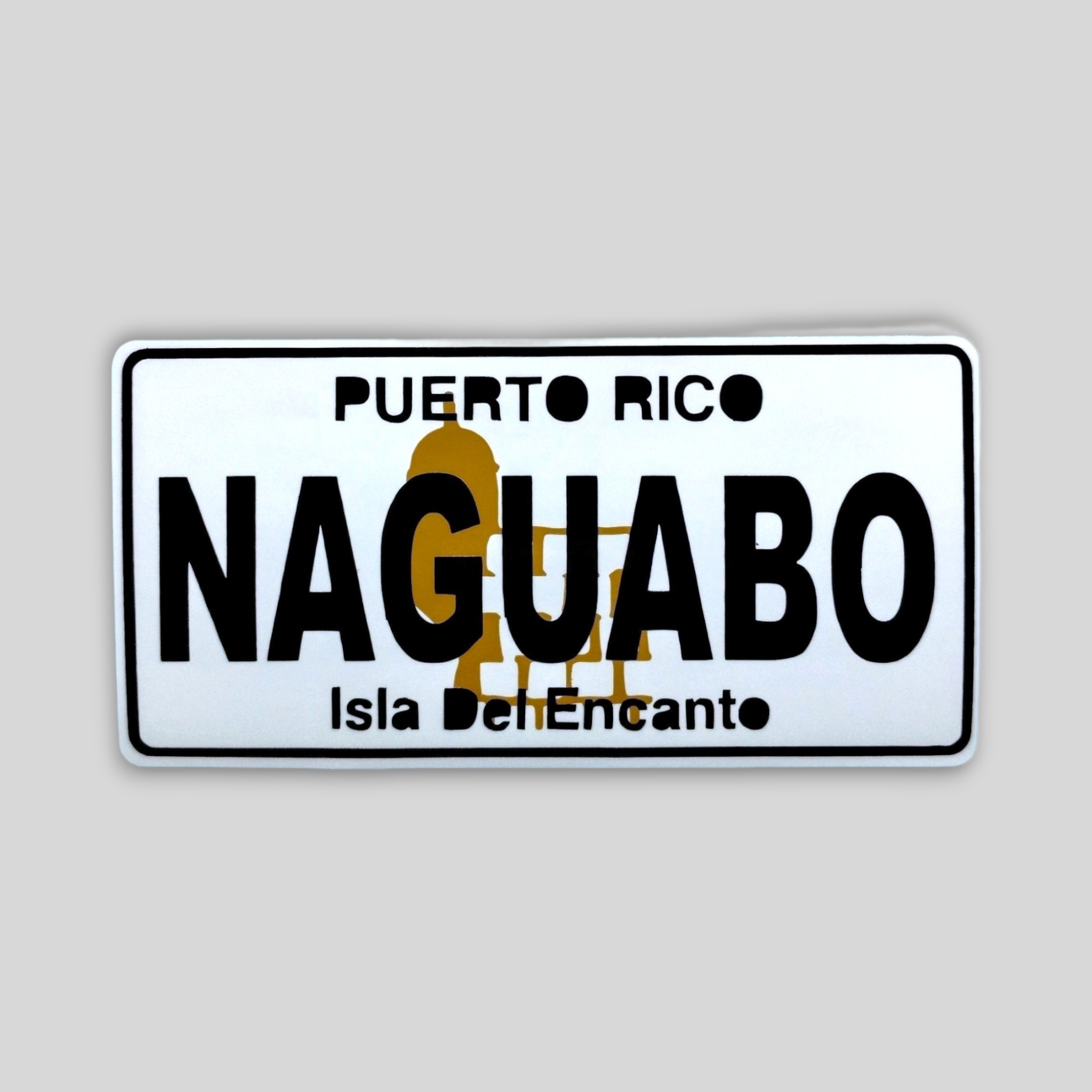 Puerto Rico Souvenirs - Stickers (Puerto Rican Towns) *GLASS NOT INCLUDED*