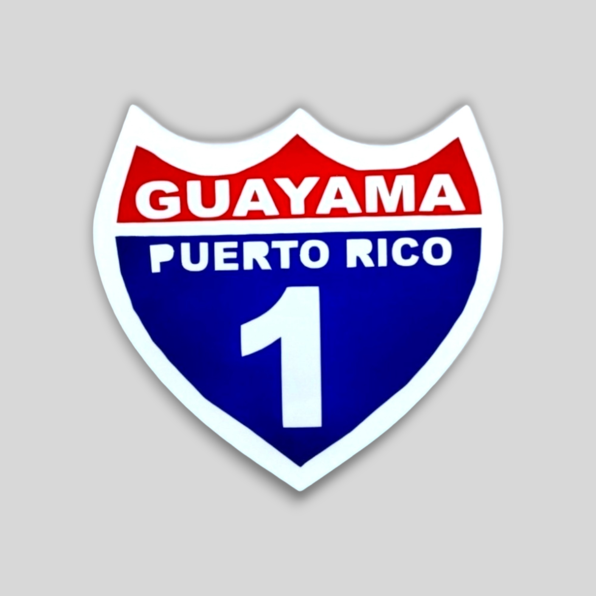 Puerto Rico Souvenirs - Stickers (Puerto Rican Towns) *GLASS NOT INCLUDED*
