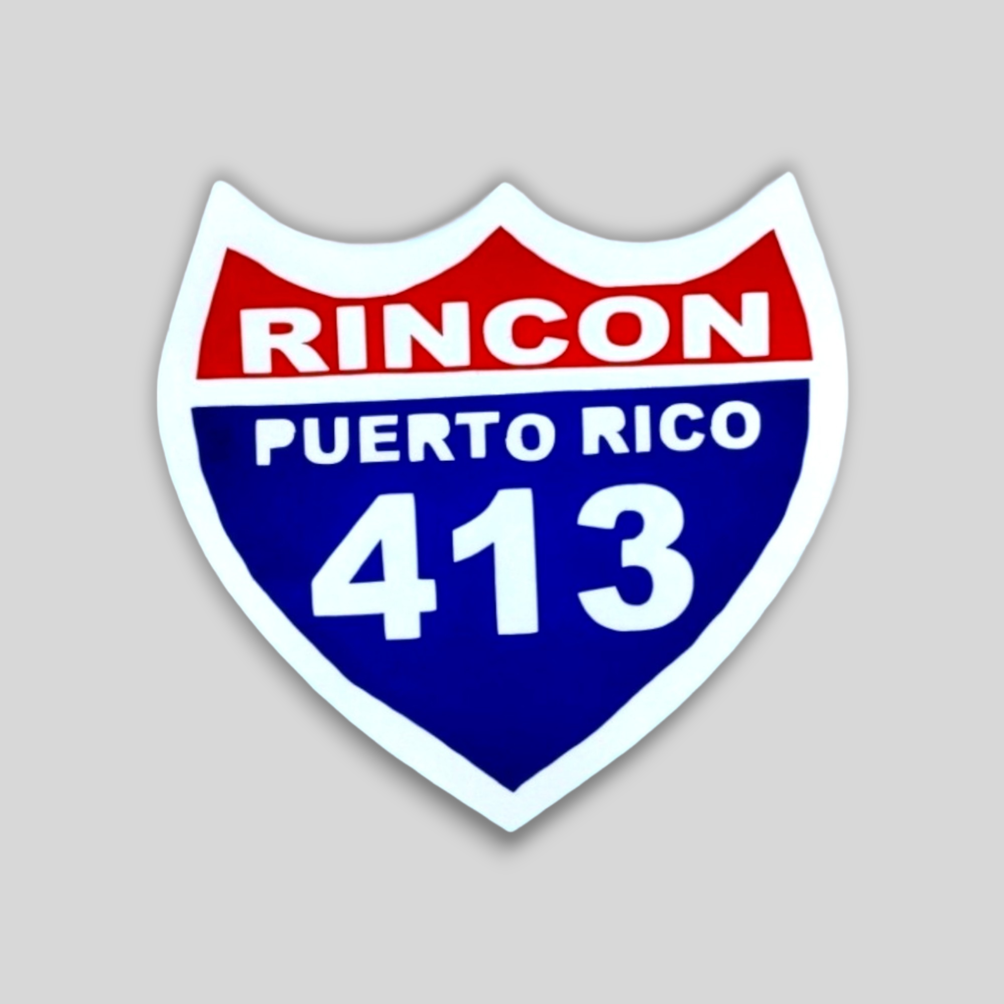 Puerto Rico Souvenirs - Stickers (Puerto Rican Towns) *GLASS NOT INCLUDED*