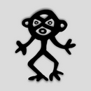 Souvenirs de Puerto Rico - Stickers (Símbolos Taínos Negros) *NO INCLUYE EL VASO*