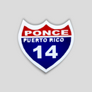 Souvenirs de Puerto Rico - Stickers (Pueblos de Puerto Rico) *NO INCLUYE EL VASO*