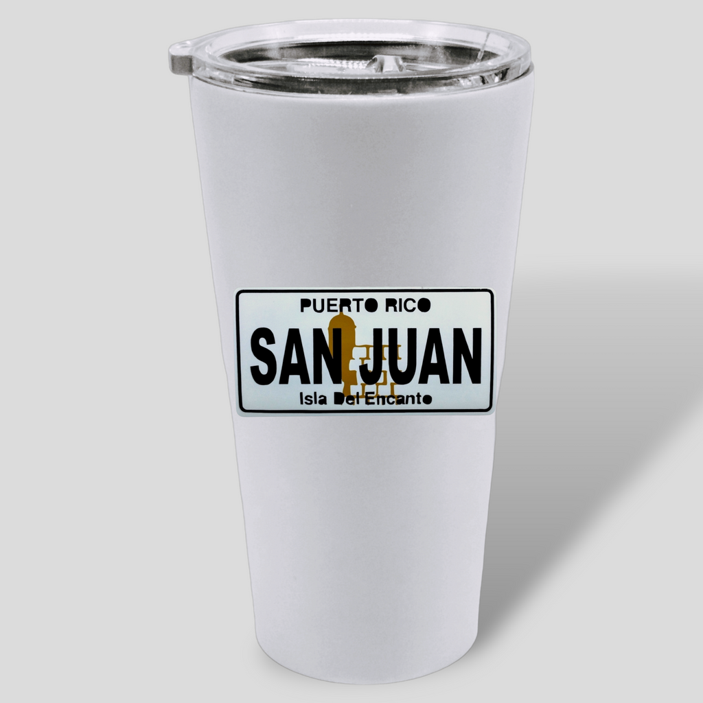 Puerto Rico Souvenirs - Stickers (Puerto Rican Towns) *GLASS NOT INCLUDED*