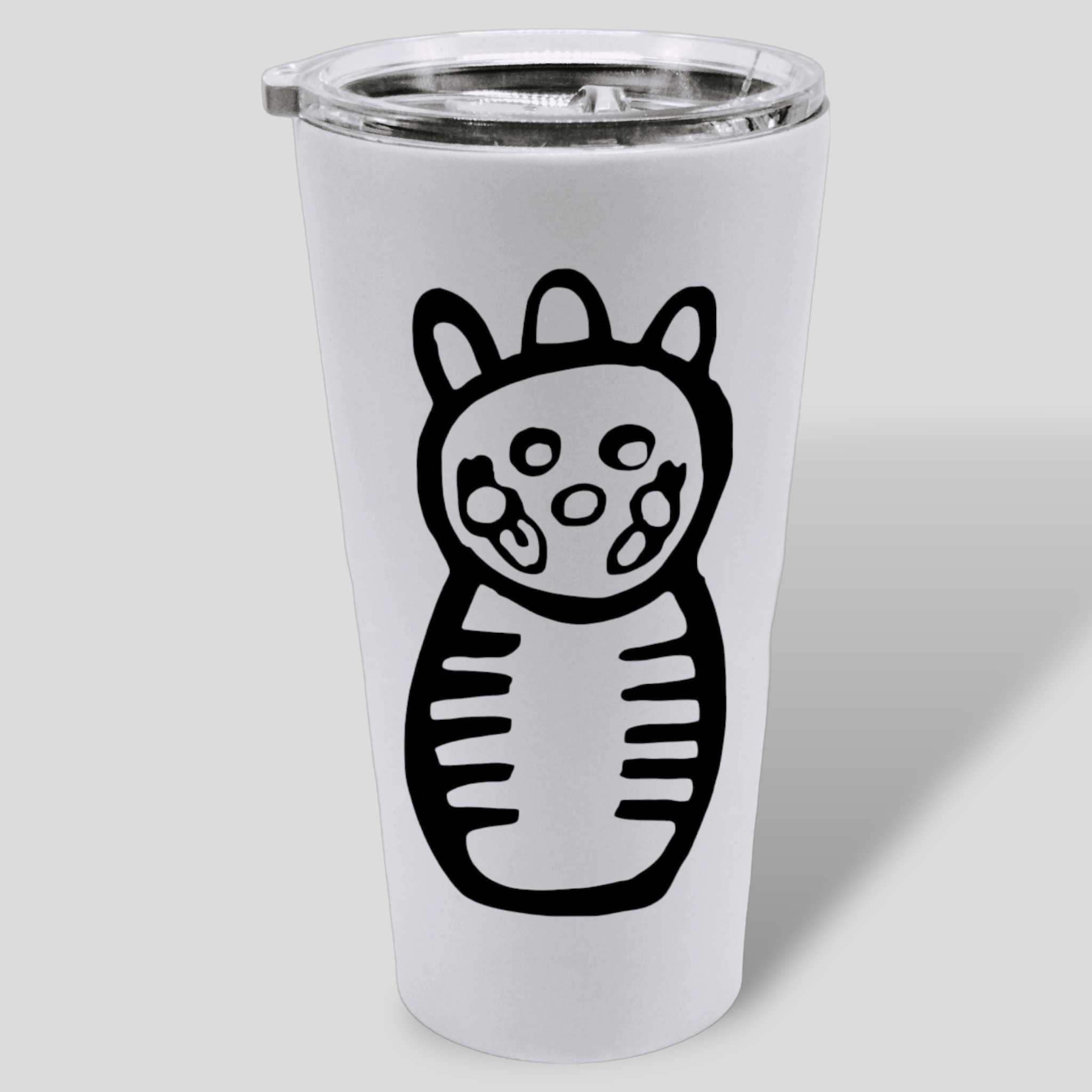 Souvenirs de Puerto Rico - Stickers (Símbolos Taínos Negros) *NO INCLUYE EL VASO*