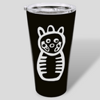 Souvenirs de Puerto Rico - Stickers (Símbolos Taínos Blancos) *NO INCLUYE EL VASO*