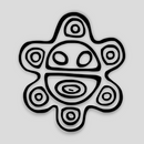 Souvenirs de Puerto Rico - Stickers (Símbolos Taínos Negros) *NO INCLUYE EL VASO*