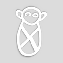 Souvenirs de Puerto Rico - Stickers (Símbolos Taínos Blancos) *NO INCLUYE EL VASO*