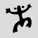 Souvenirs de Puerto Rico - Stickers (Símbolos Taínos Negros) *NO INCLUYE EL VASO*