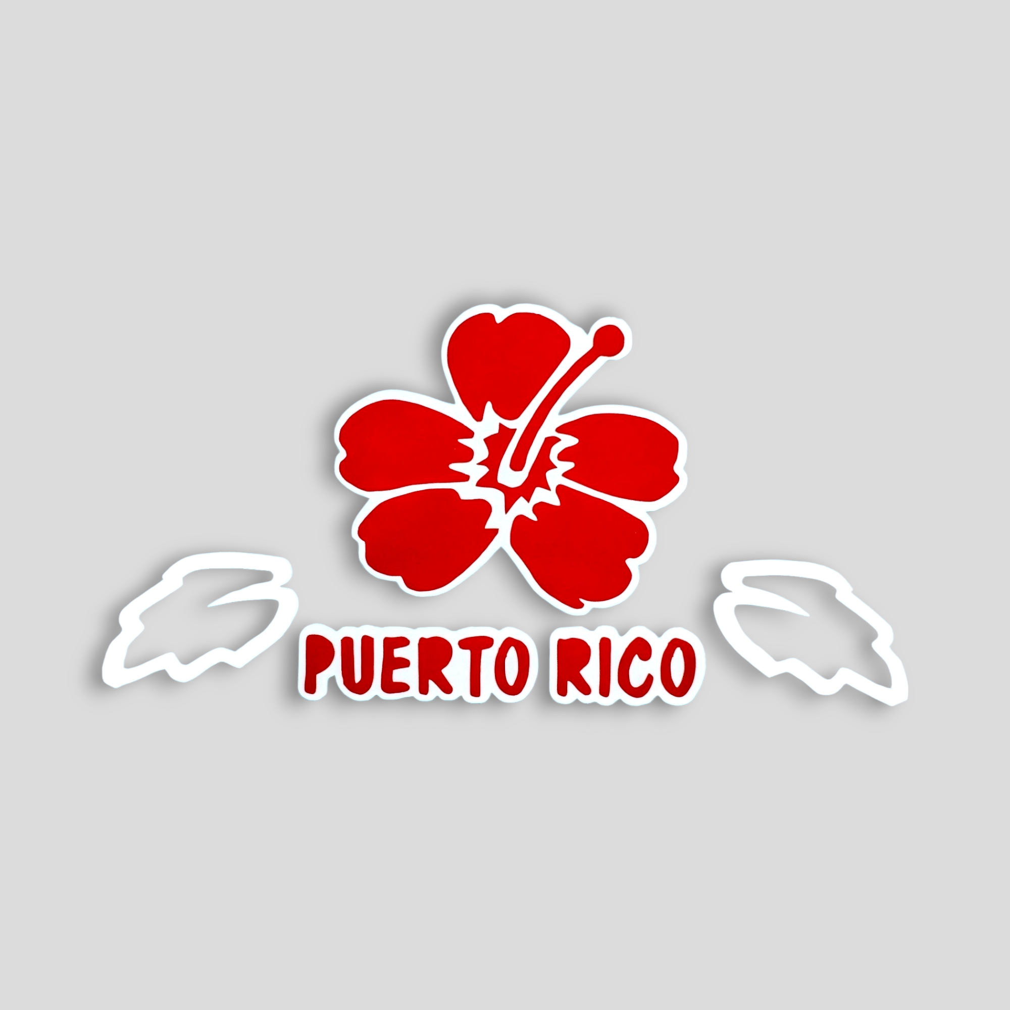 Souvenirs de Puerto Rico - Stickers (Orgullo Boricua) *NO INCLUYE EL VASO*