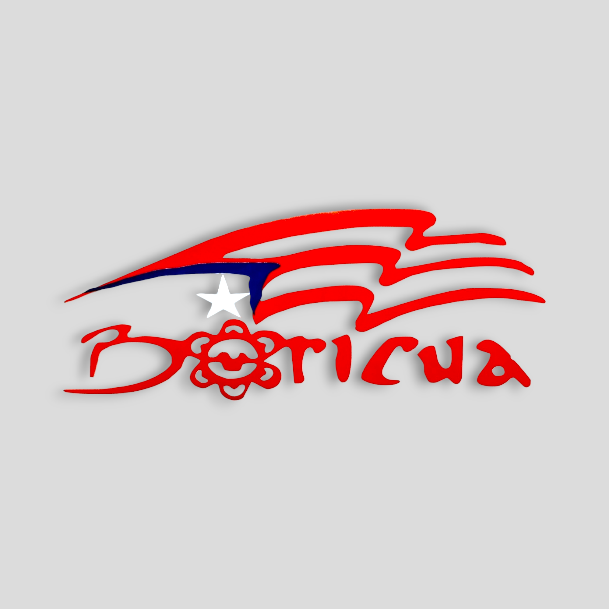 Puerto Rico Souvenirs - Stickers (Boricua Pride) *GLASS NOT INCLUDED*