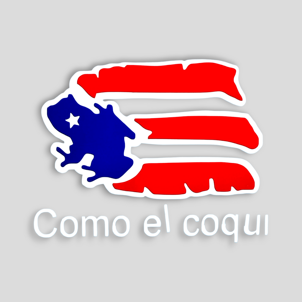 Puerto Rico Souvenirs - Stickers (Boricua Pride) *GLASS NOT INCLUDED*