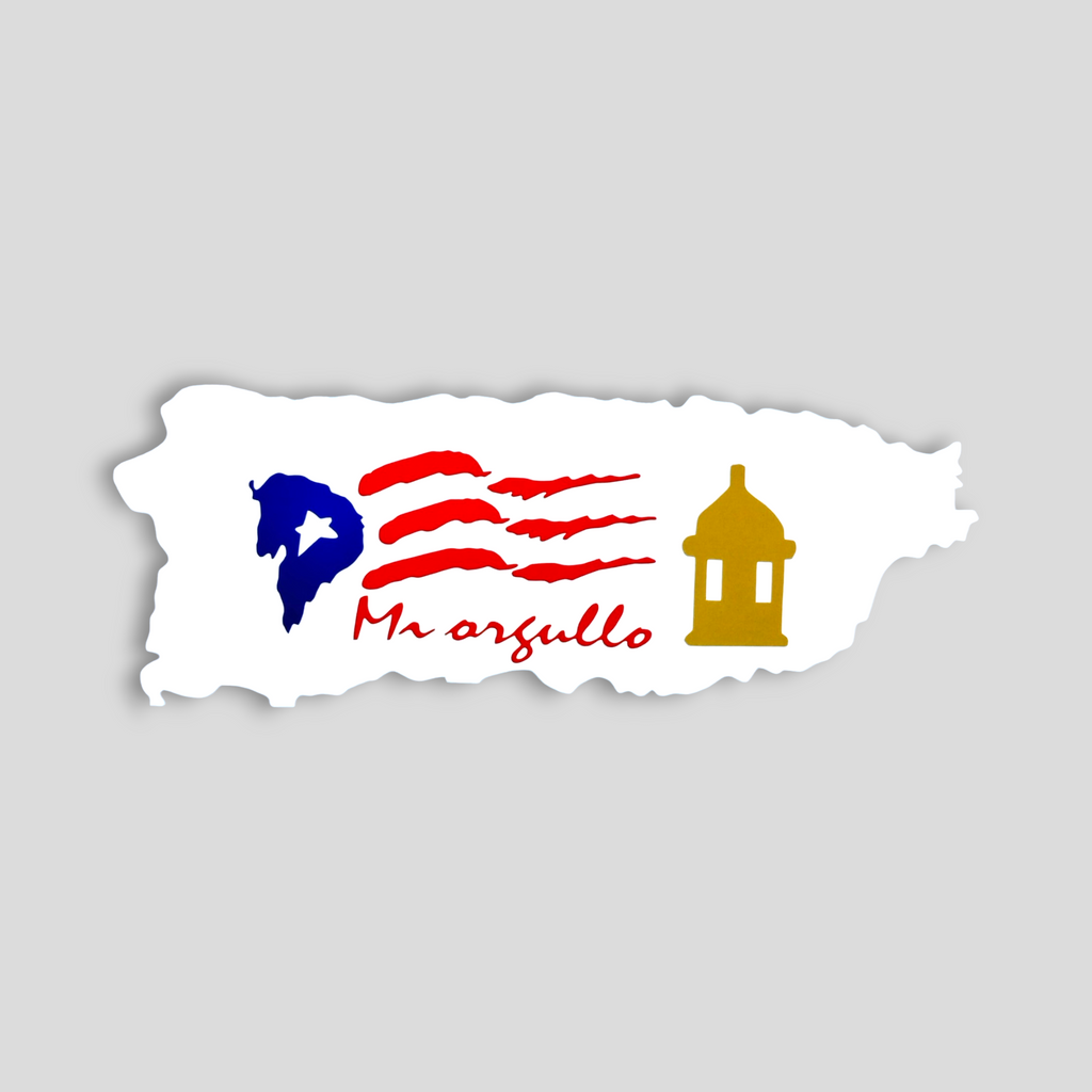 Puerto Rico Souvenirs - Stickers (Boricua Pride) *GLASS NOT INCLUDED*
