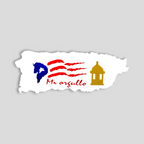 Souvenirs de Puerto Rico - Stickers (Orgullo Boricua) *NO INCLUYE EL VASO*