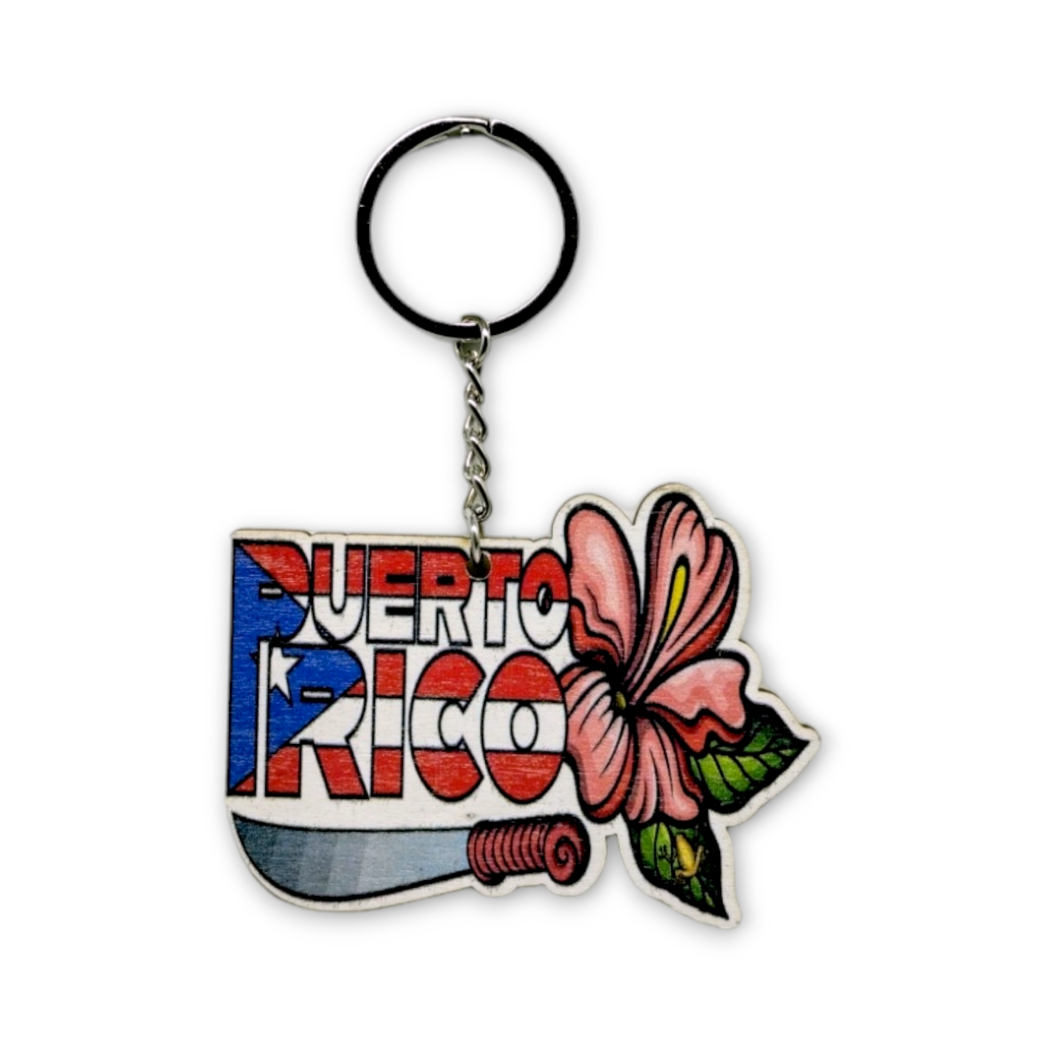 Souvenirs de Puerto Rico - Llaveros de Madera (Variedad de Estilos)
