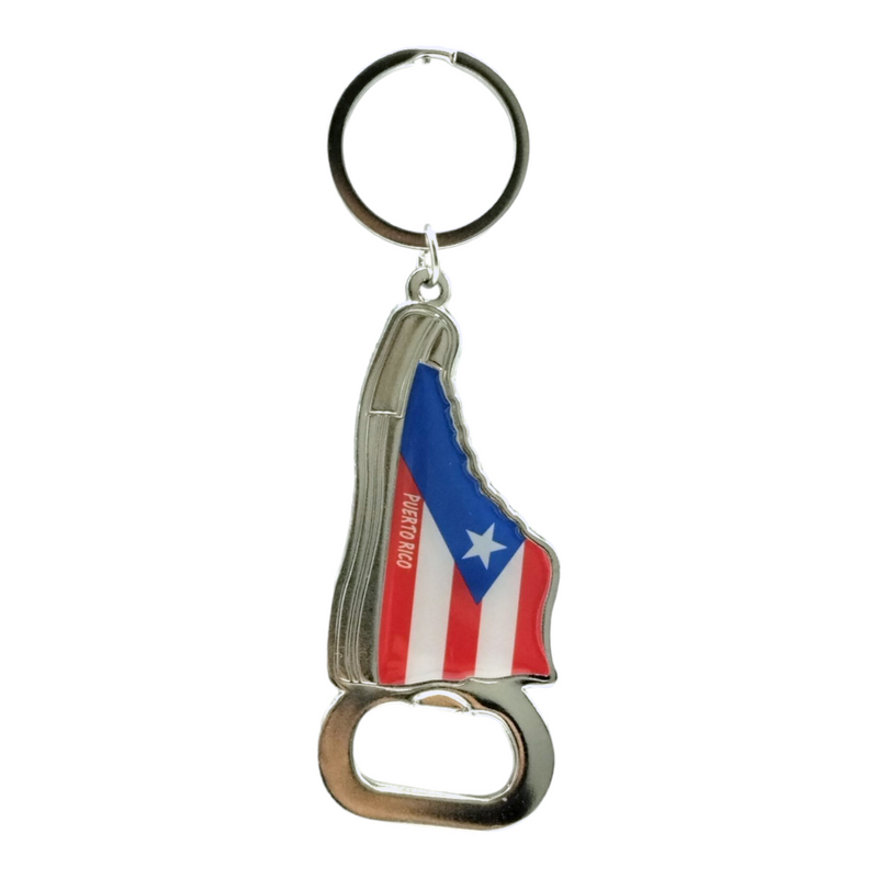 Souvenirs de Puerto Rico - Llaveros de Metal con Abridor de Botellas (Variedad de Estilos)