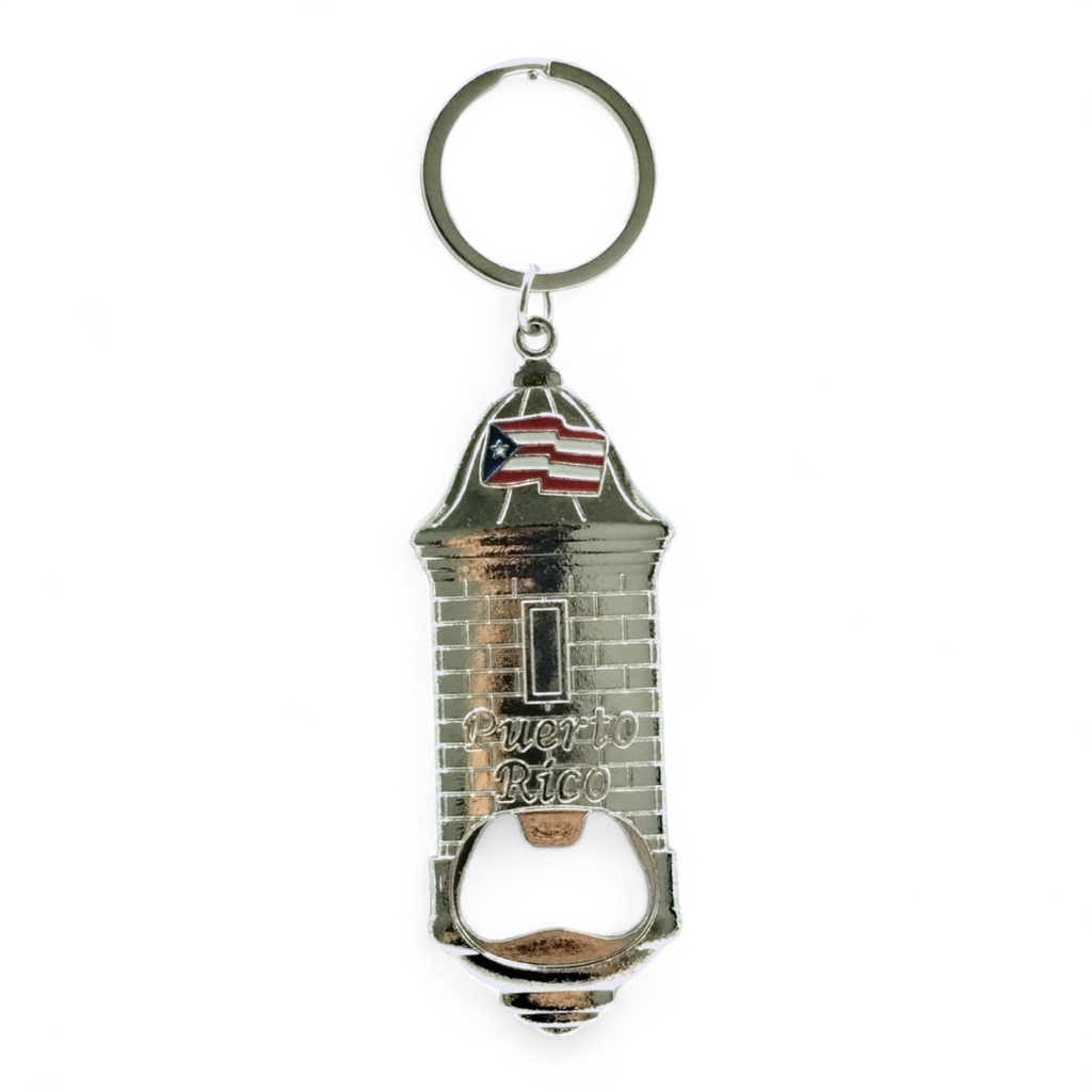 Puerto Rico Souvenirs - Metal Keychains with Bottle Opener (Various Styles)