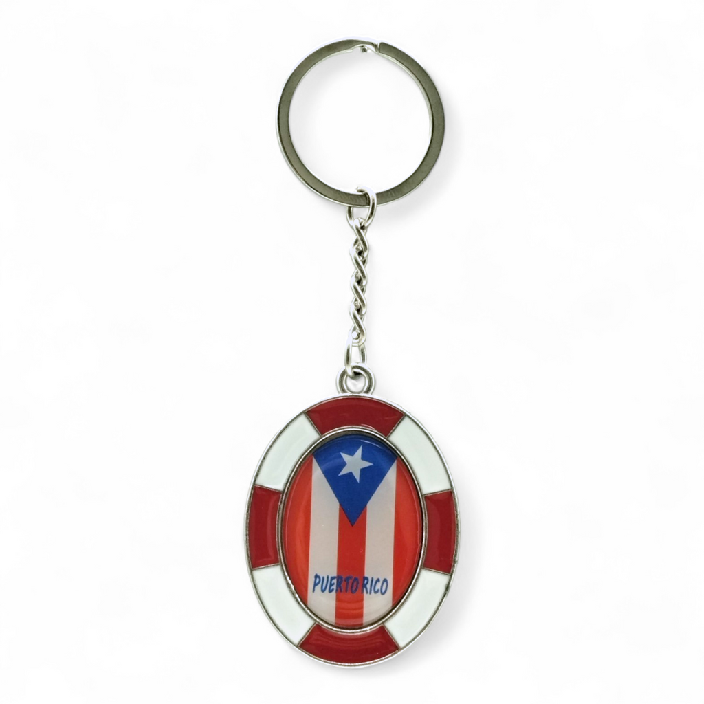 Souvenirs de Puerto Rico - Llaveros de Metal (Variedad de Estilos)