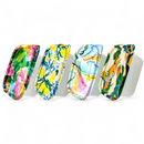 Rectangular Plastic Containers with Printed Lids (12pcs)