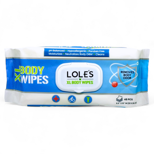 Lole's - Toallas de Limpieza Corporal para adultos XL (48pcs)
