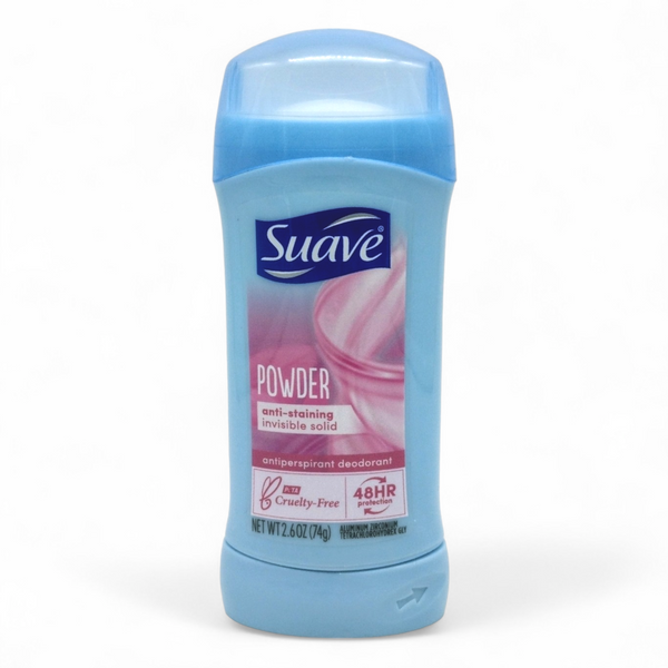 Suave Powder Anti-staining Invisible Solid Deodorant (2.6oz)