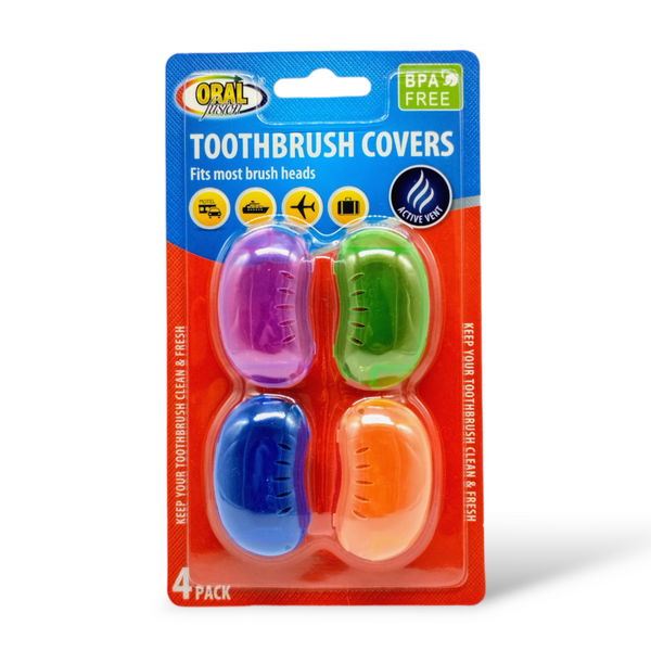 Oral Fusion Toothbrush Head Covers (4pcs)