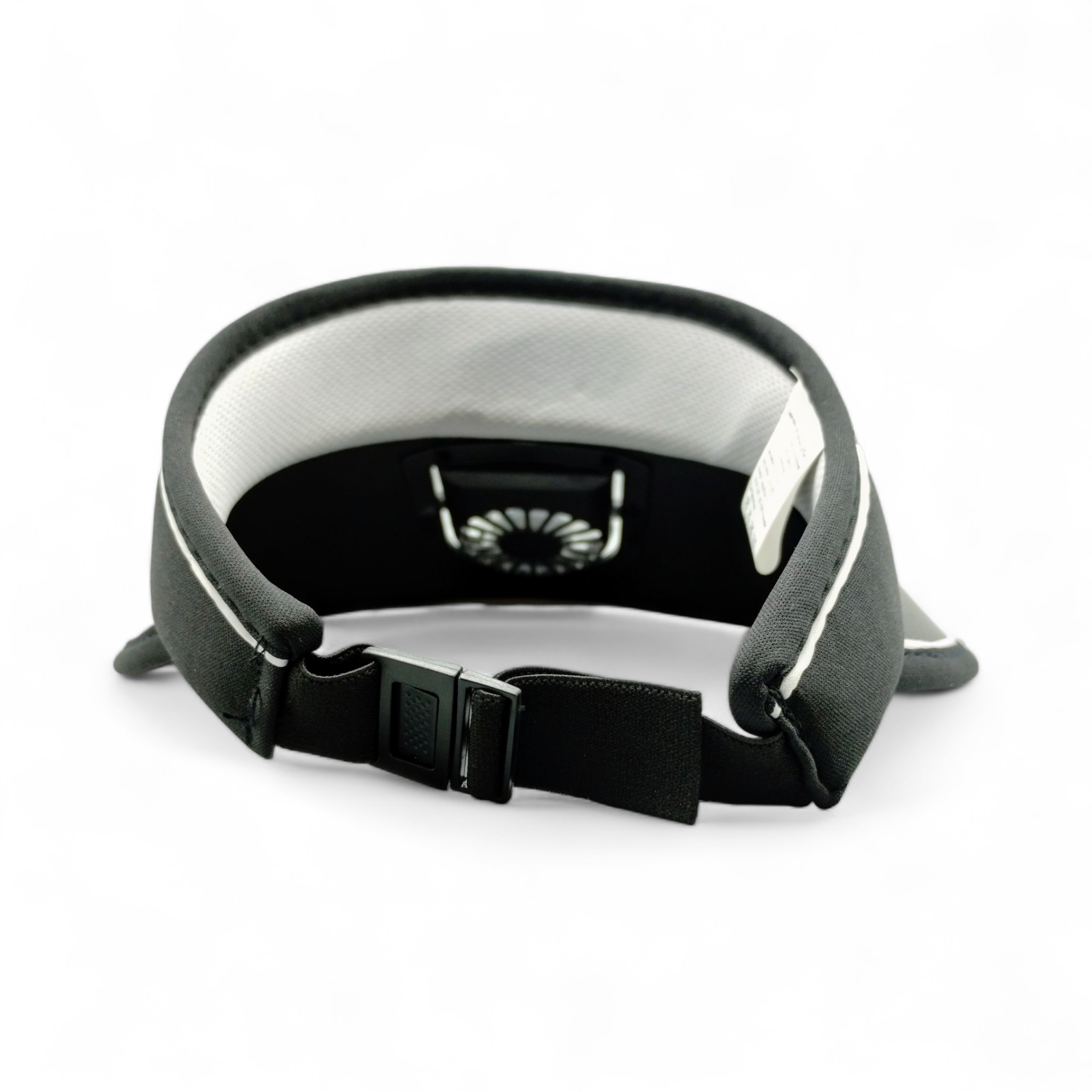 Wide Brim Hat with Integrated Small Fan