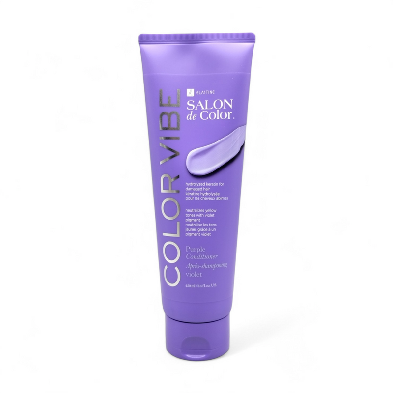 Elastine Salon De Color Color-Vibe Purple (Shampoo & Conditioner) 8.4 fl. oz.