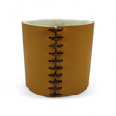 Floreros de Cemento envuelto en Cuero (5.1" x 4.7") *NO ENVIOS POR CORREO*