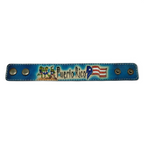 Souvenir de PR - Pulsera de Cuero (Large)