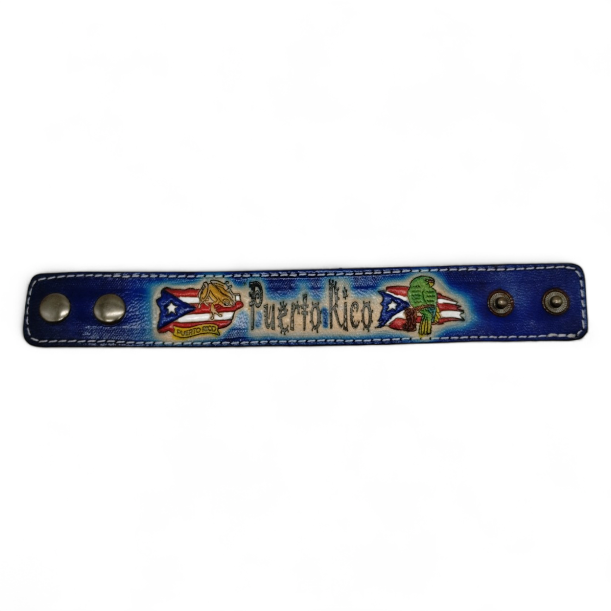 Souvenir de PR - Pulsera de Cuero (Large)
