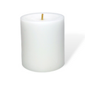 Vela Pilar Ancha sin Aroma (2.8" x 3")