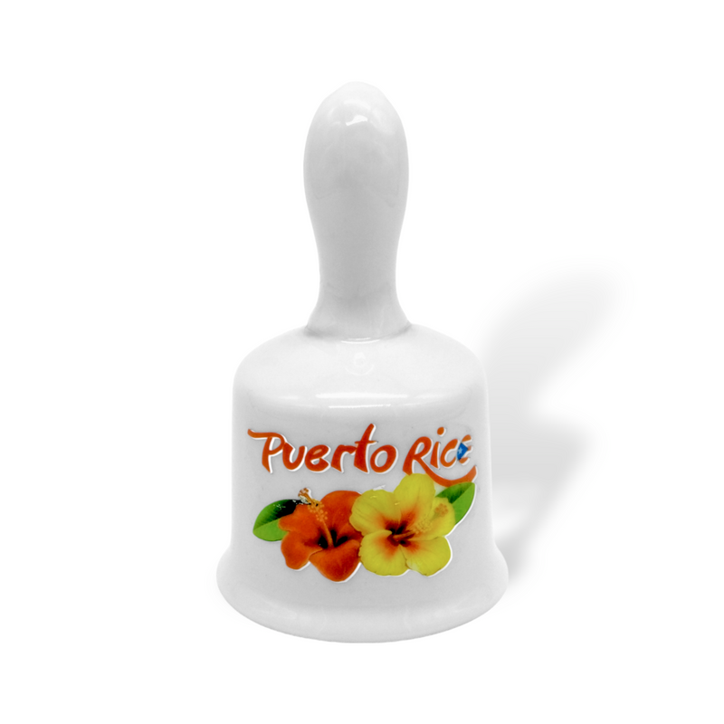 Souvenir from Puerto Rico - Mini Bells in Earthenware Material