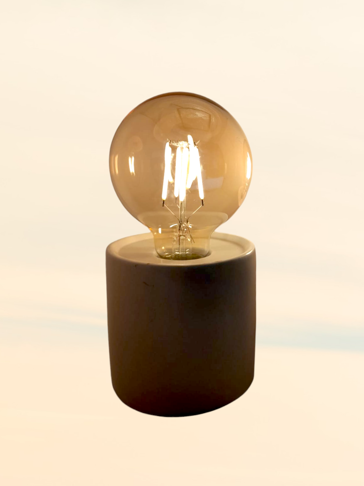 Ceramic LED Lamp - Rosa Champagne