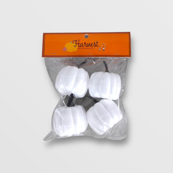 4 Pack Foam Pumpkin - Paquete de 4 Calabazas de Espuma