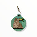 Artesanía en Madera - Ornamentos Redondos Tres Reyes Magos