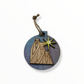 Artesanía en Madera - Ornamentos Redondos Tres Reyes Magos