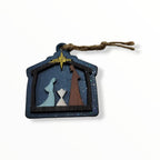 Artesanía en Madera - Ornamentos Nacimiento Casita