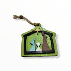 Artesanía en Madera - Ornamentos Nacimiento Casita
