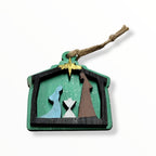 Artesanía en Madera - Ornamentos Nacimiento Casita
