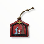 Artesanía en Madera - Ornamentos Nacimiento Casita