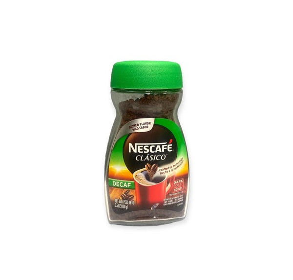 Nescafé Clásico DECAF 100% Café Puro / 3.5oz