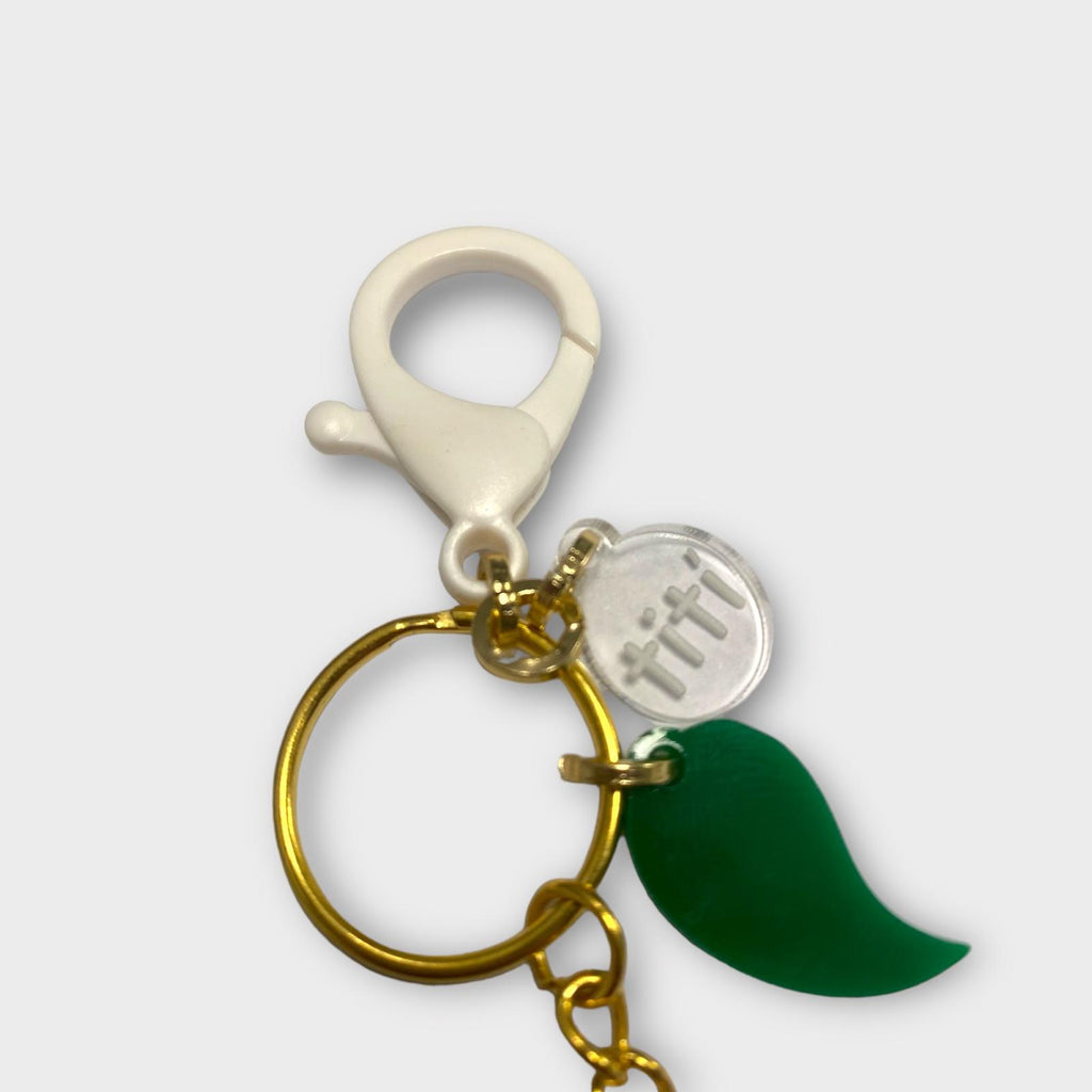 Puerto Rican Crafts - Blue Flower Keychains for Mothers