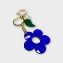 Puerto Rican Crafts - Blue Flower Keychains for Mothers